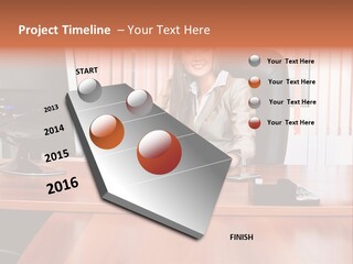 Study Manager Confident PowerPoint Template