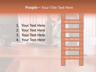 Study Manager Confident PowerPoint Template