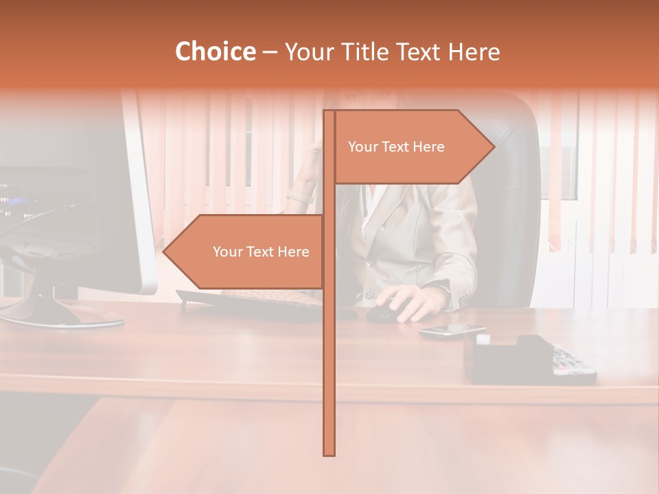 Study Manager Confident PowerPoint Template