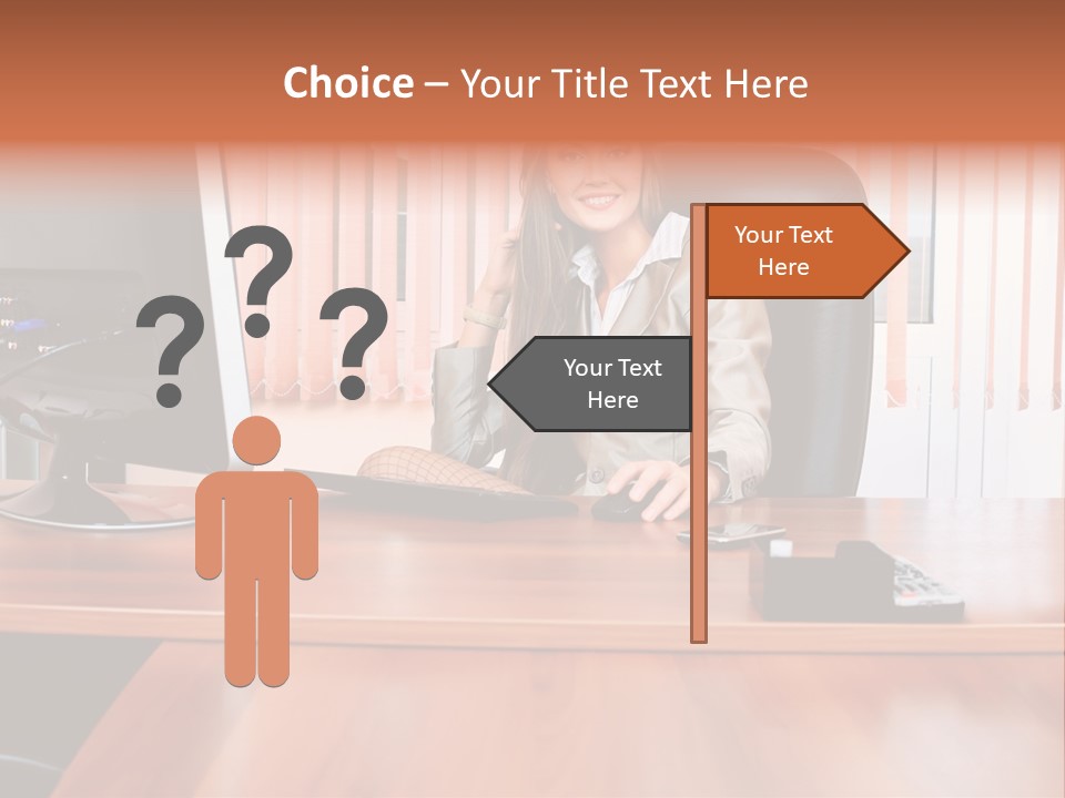 Study Manager Confident PowerPoint Template