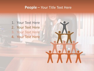 Study Manager Confident PowerPoint Template