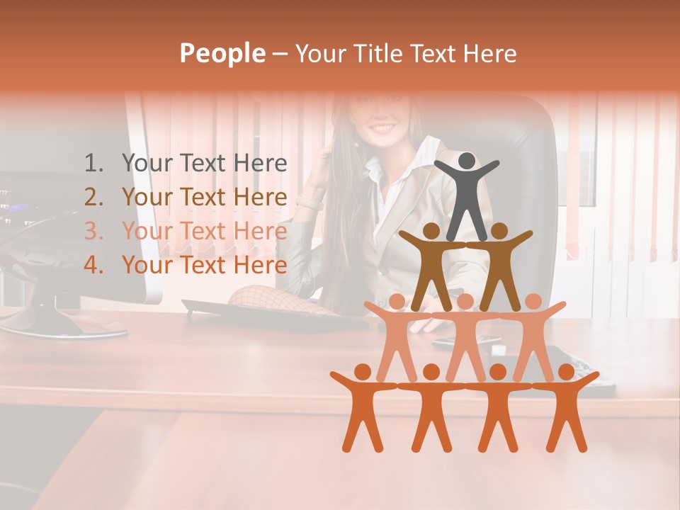 Study Manager Confident PowerPoint Template