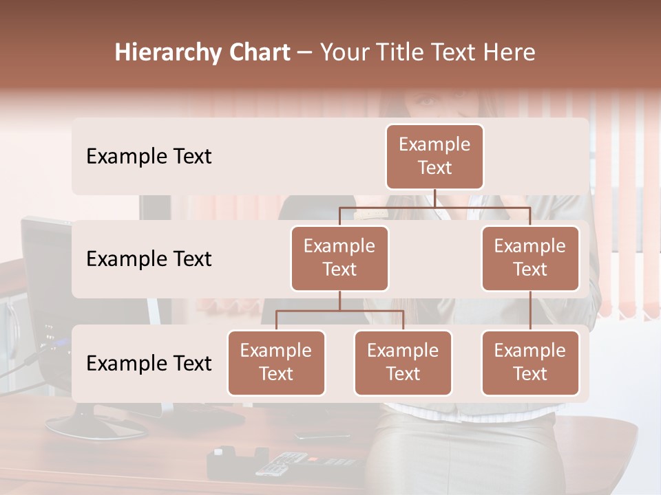 Friendly Information Girl PowerPoint Template