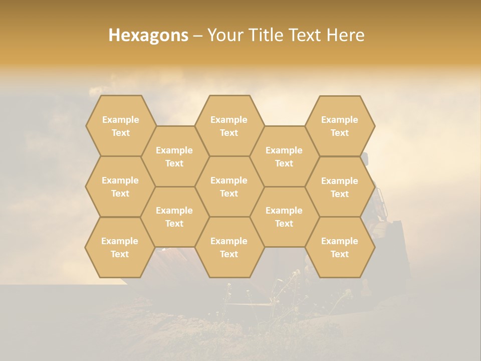 Yellow Tractor PowerPoint Template