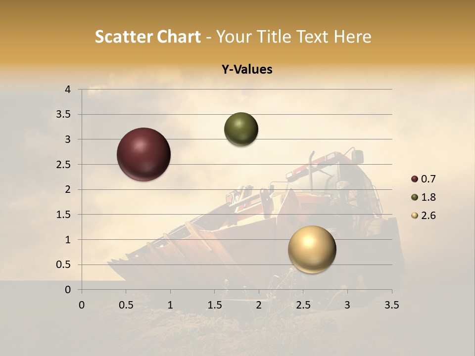 Yellow Tractor PowerPoint Template