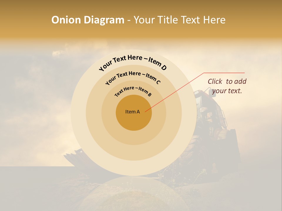 Yellow Tractor PowerPoint Template