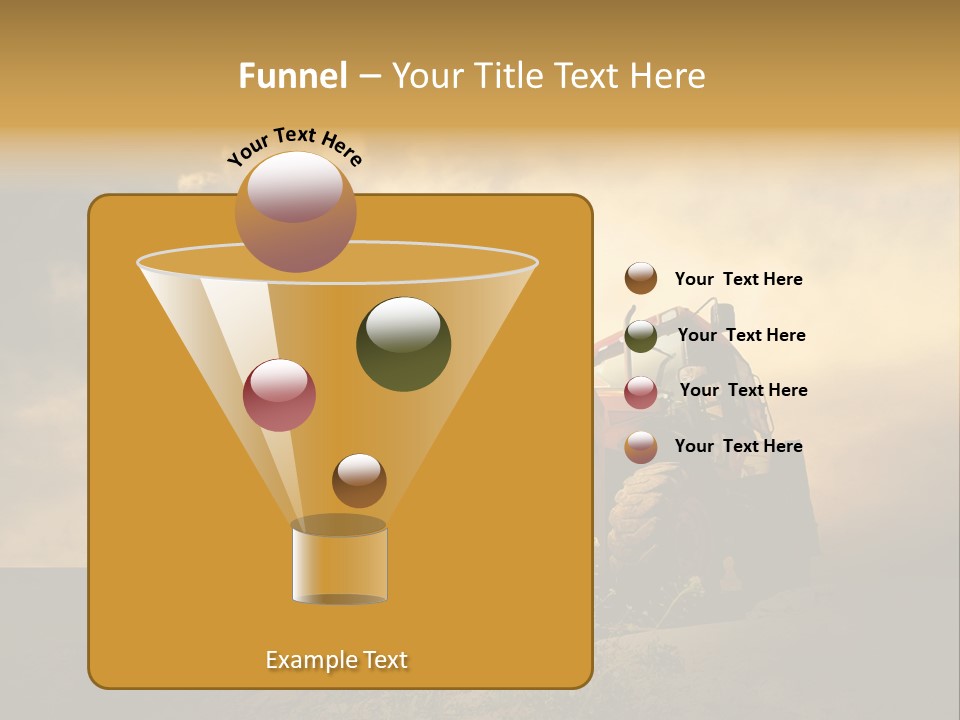 Yellow Tractor PowerPoint Template