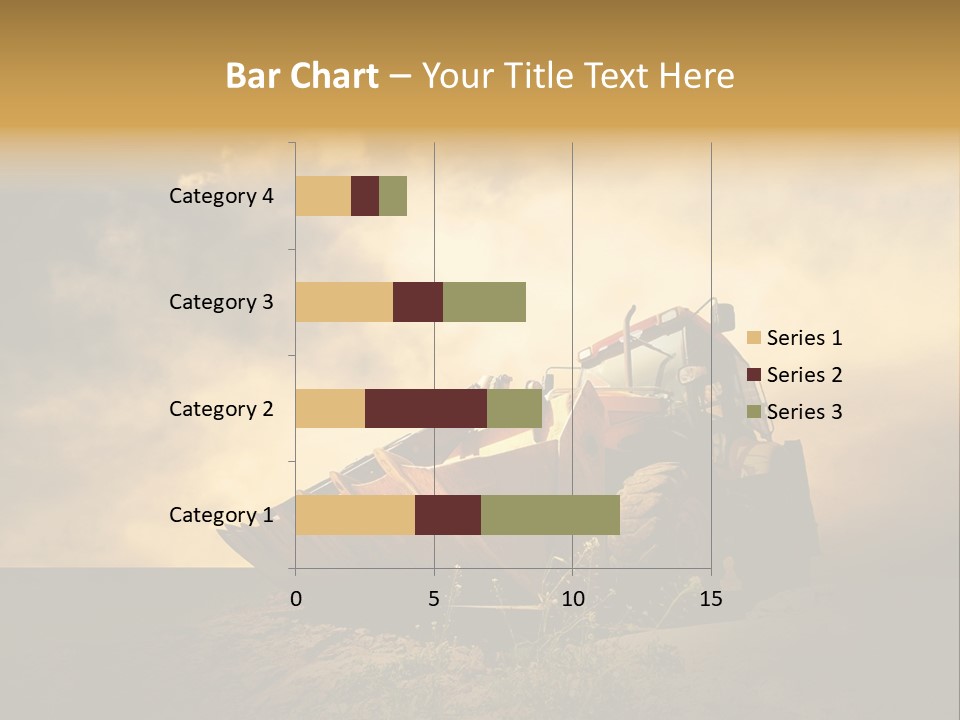 Yellow Tractor PowerPoint Template