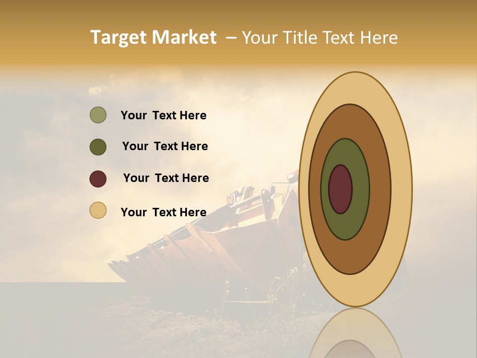 Yellow Tractor PowerPoint Template