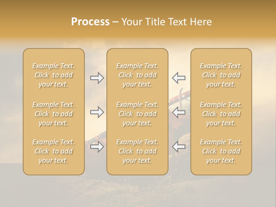 Yellow Tractor PowerPoint Template