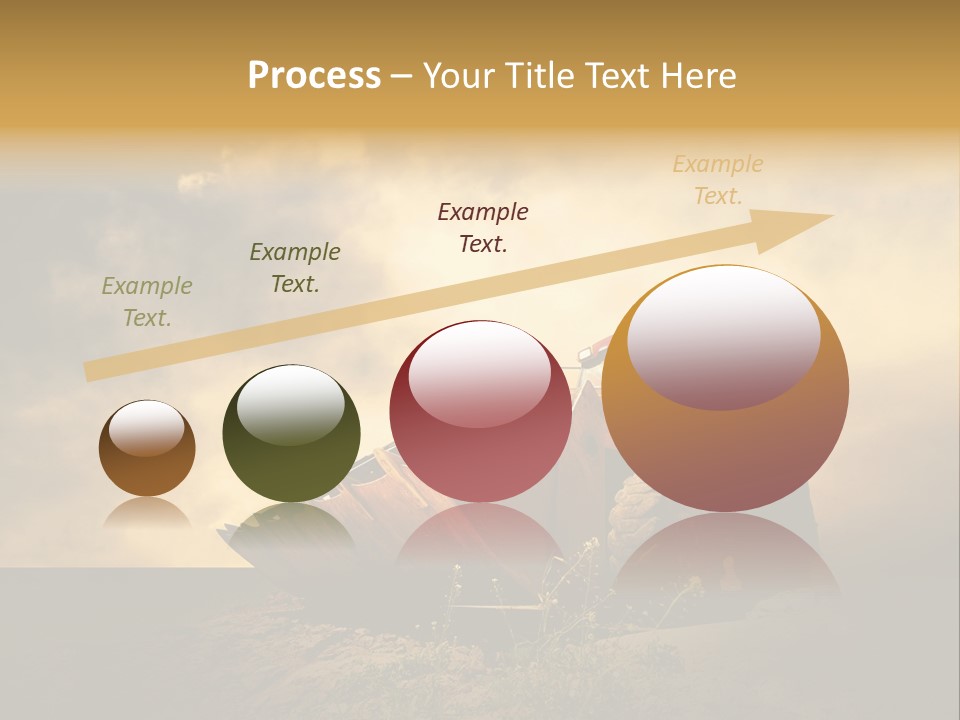 Yellow Tractor PowerPoint Template