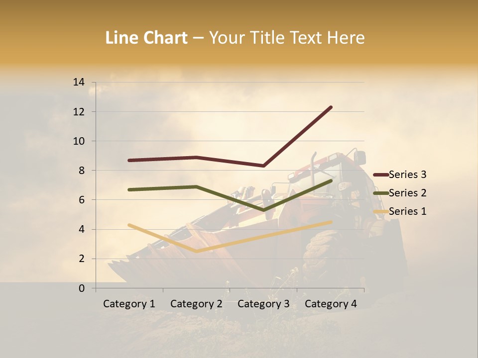 Yellow Tractor PowerPoint Template
