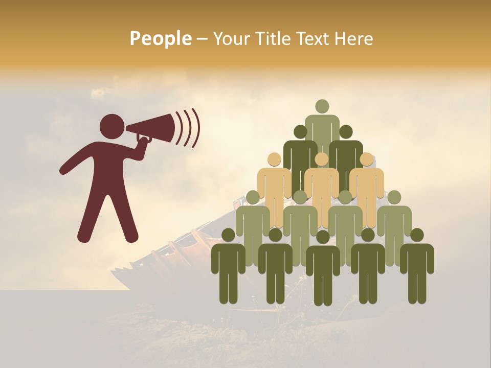 Yellow Tractor PowerPoint Template