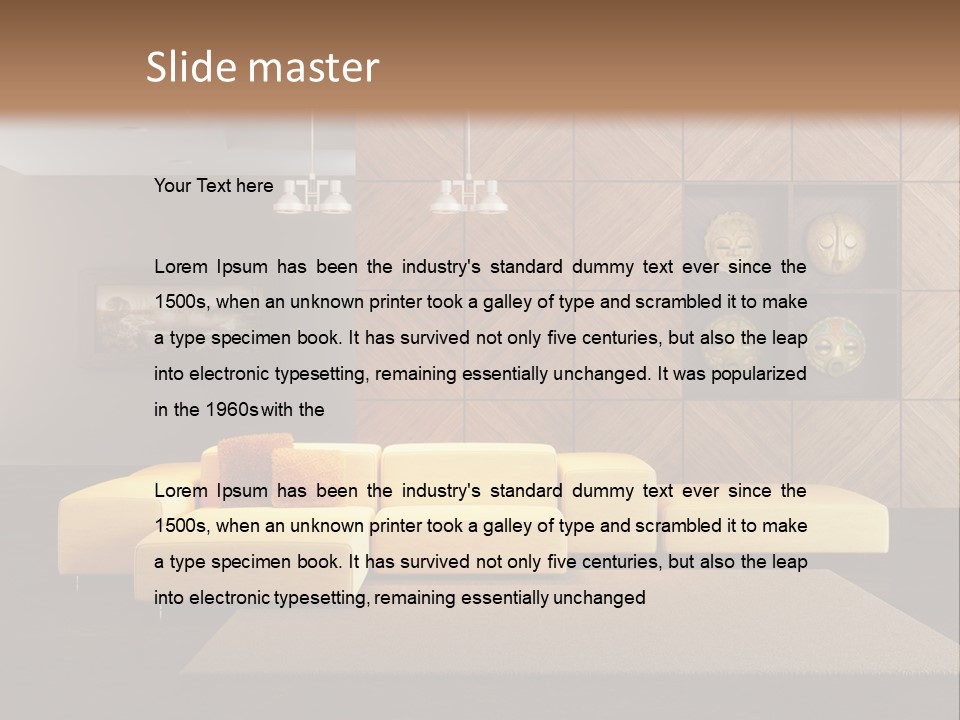 Lounge Room PowerPoint Template