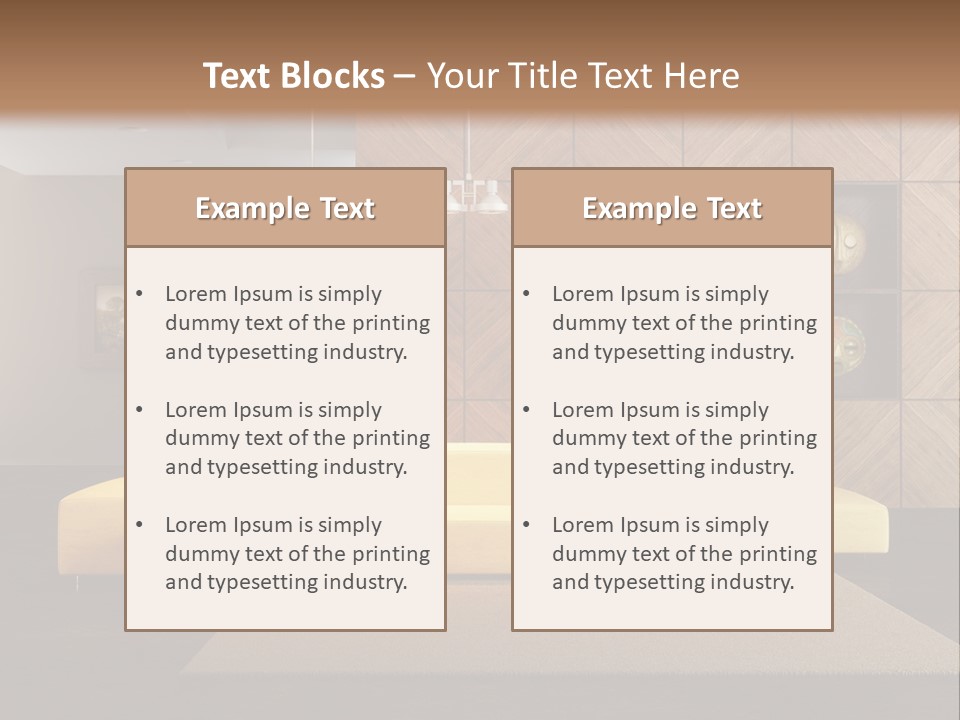 Lounge Room PowerPoint Template