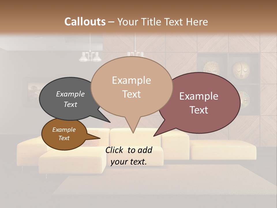 Lounge Room PowerPoint Template