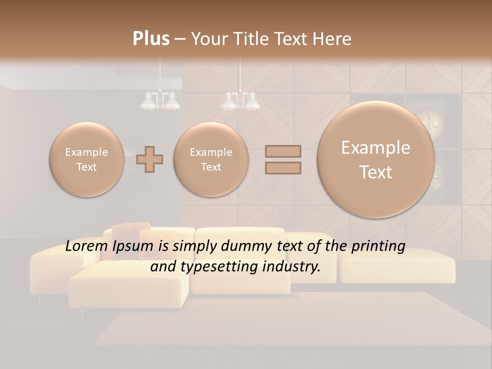 Lounge Room PowerPoint Template