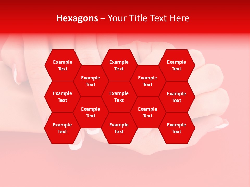 Finger Feminine Arm PowerPoint Template