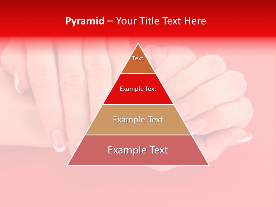 Finger Feminine Arm PowerPoint Template