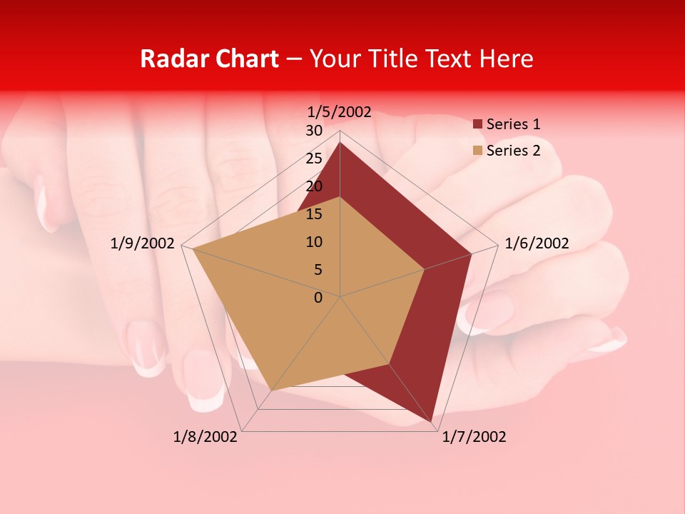 Finger Feminine Arm PowerPoint Template