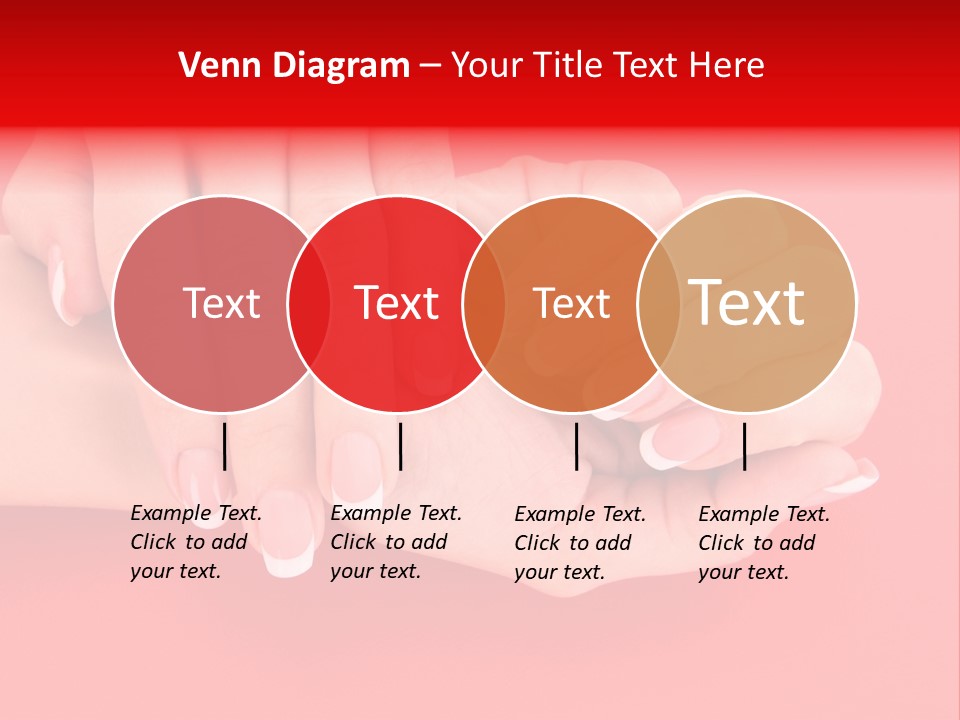 Finger Feminine Arm PowerPoint Template