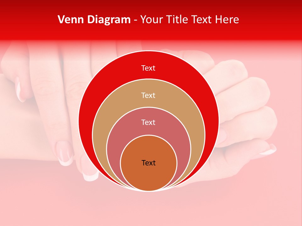 Finger Feminine Arm PowerPoint Template