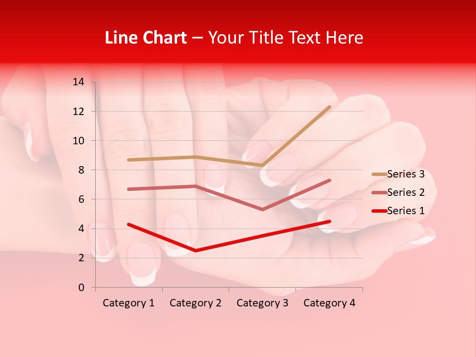 Finger Feminine Arm PowerPoint Template