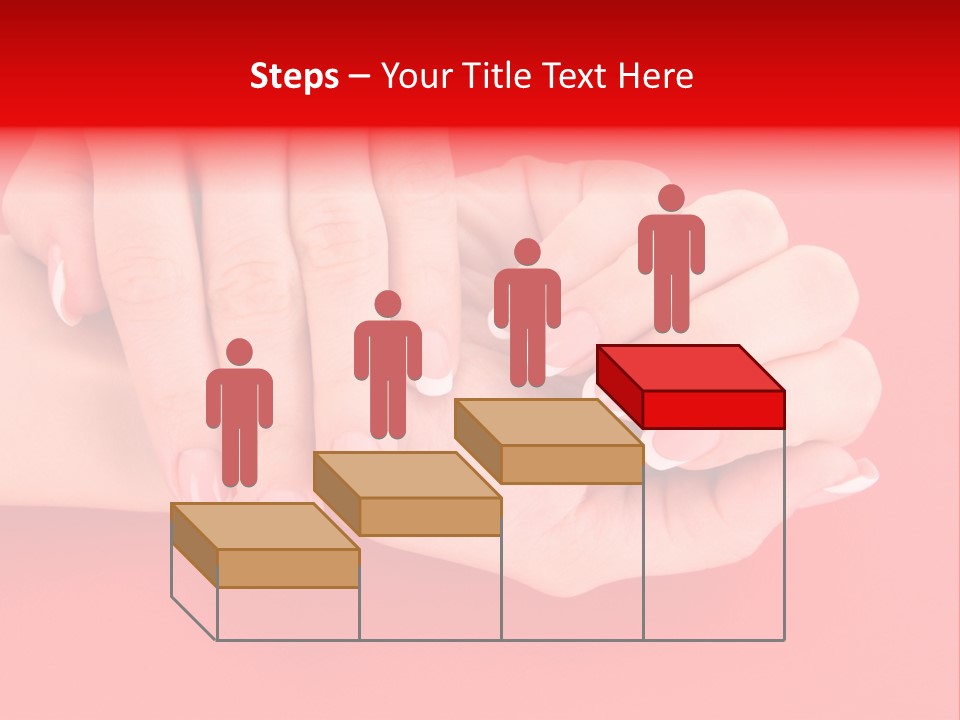 Finger Feminine Arm PowerPoint Template