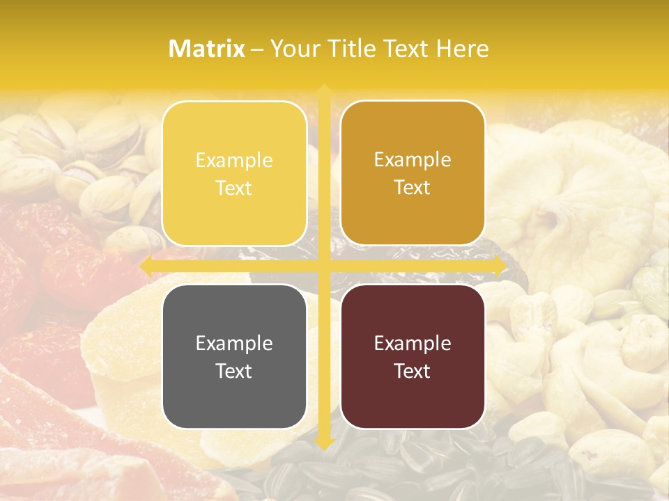 Fruits And Nuts PowerPoint Template