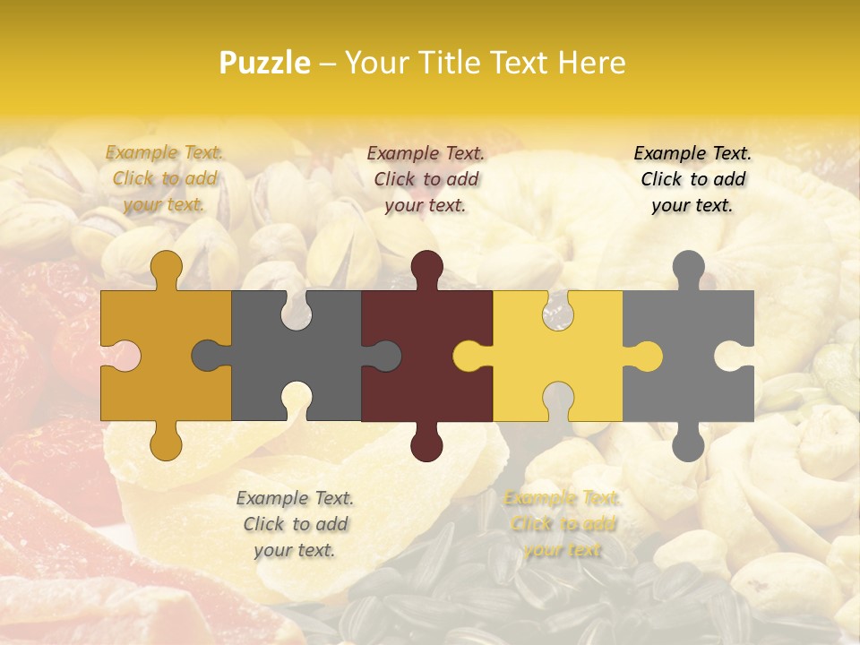 Fruits And Nuts PowerPoint Template