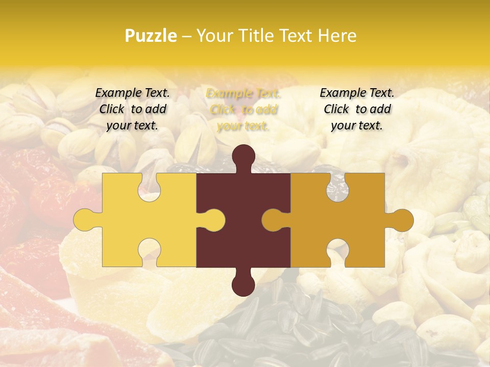 Fruits And Nuts PowerPoint Template