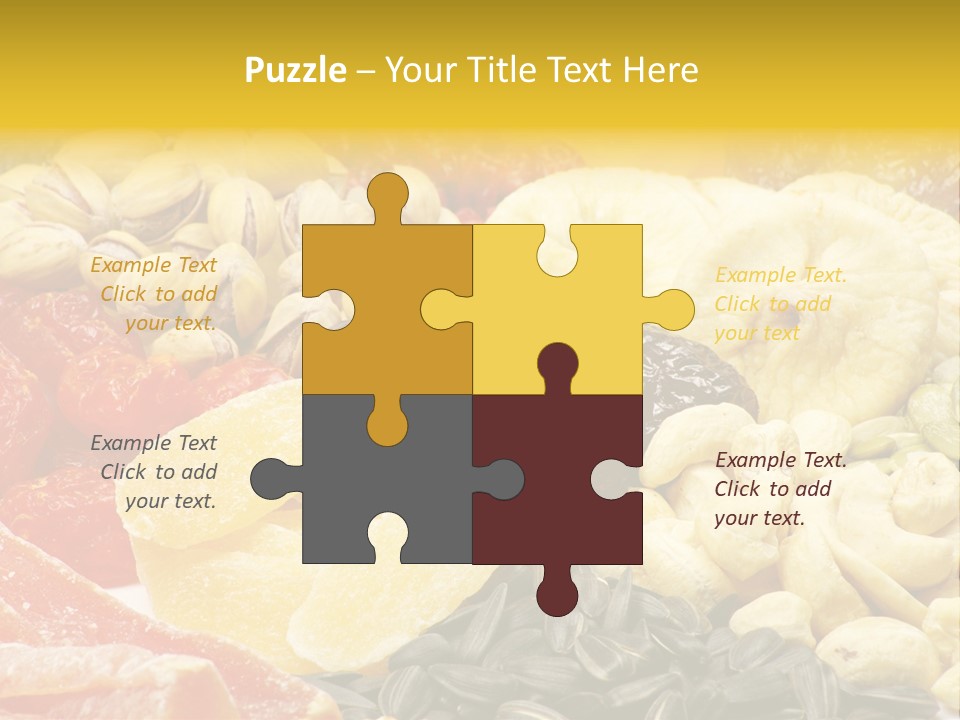 Fruits And Nuts PowerPoint Template