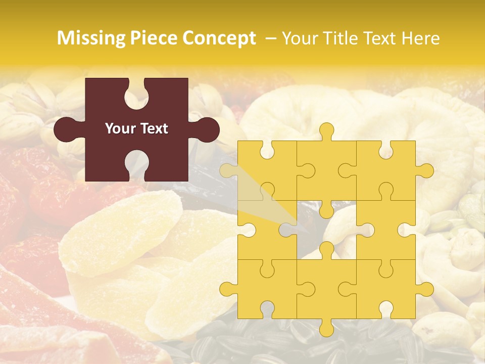 Fruits And Nuts PowerPoint Template