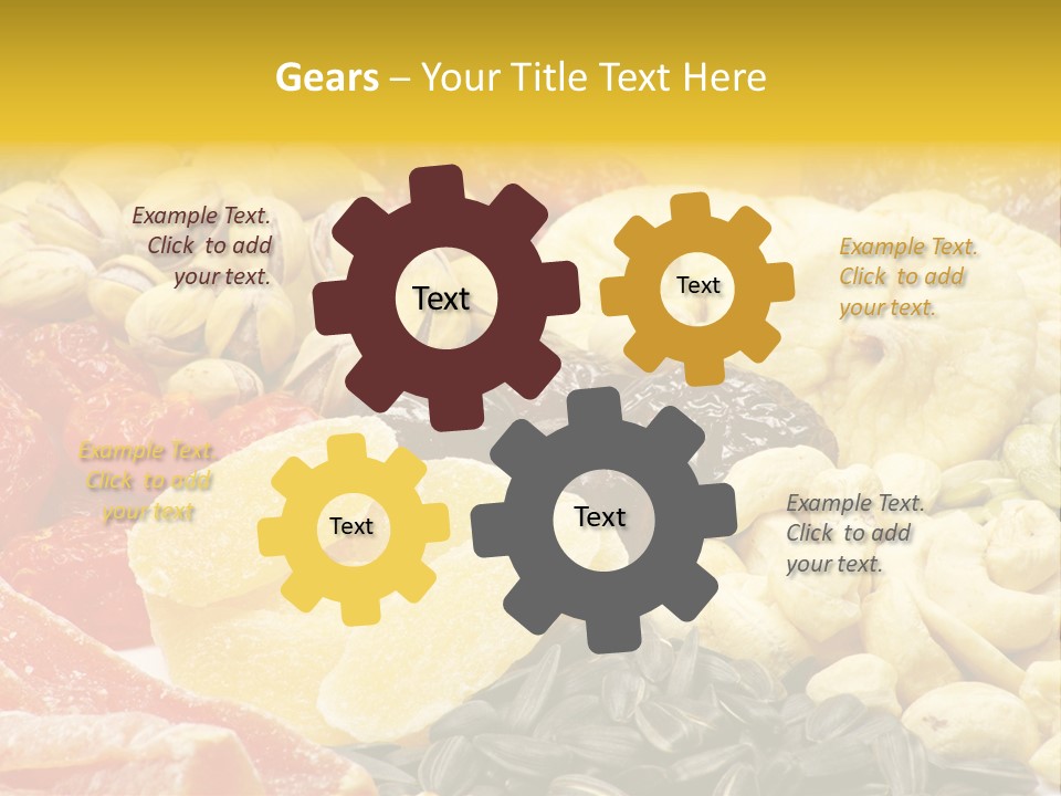 Fruits And Nuts PowerPoint Template