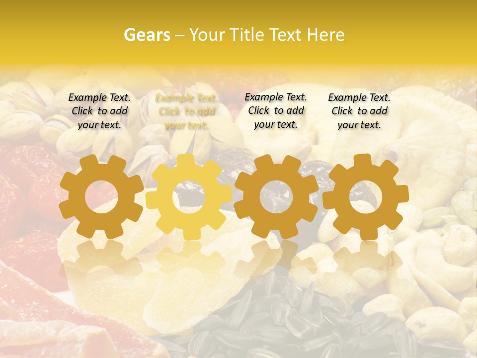 Fruits And Nuts PowerPoint Template