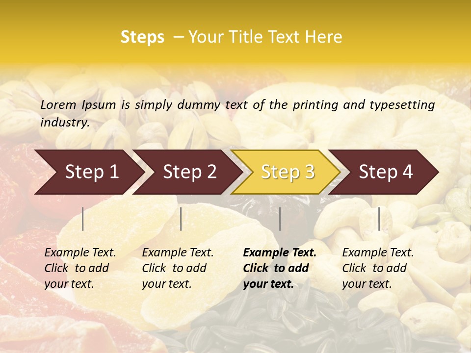 Fruits And Nuts PowerPoint Template