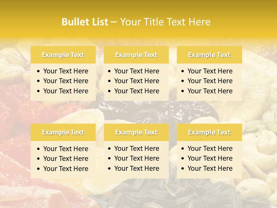 Fruits And Nuts PowerPoint Template
