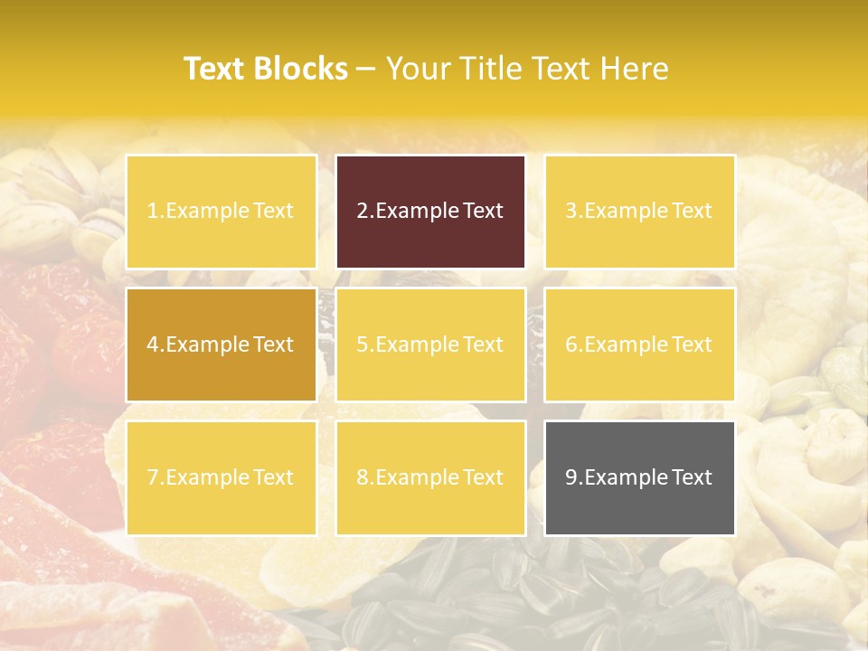 Fruits And Nuts PowerPoint Template