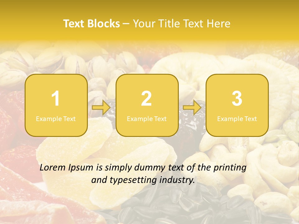 Fruits And Nuts PowerPoint Template