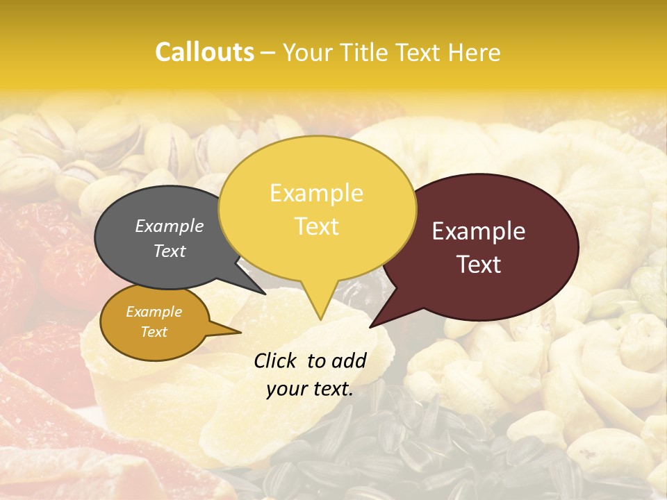 Fruits And Nuts PowerPoint Template