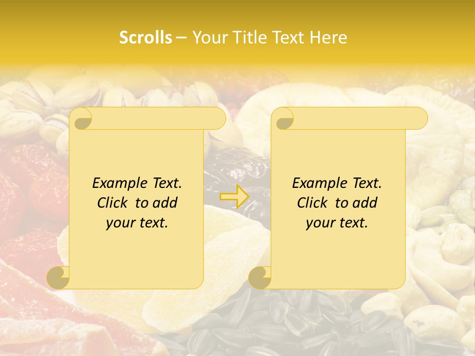 Fruits And Nuts PowerPoint Template