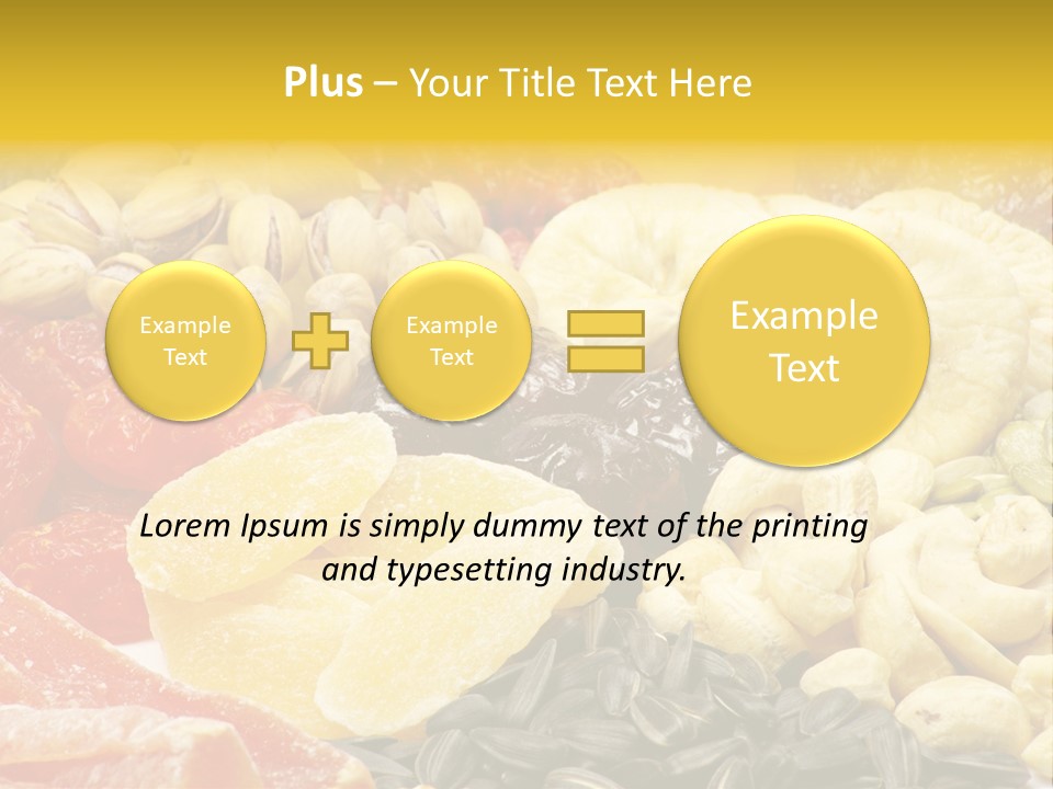 Fruits And Nuts PowerPoint Template