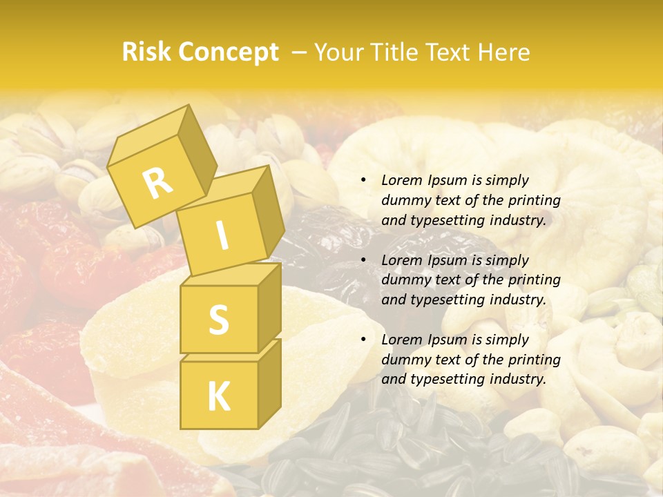 Fruits And Nuts PowerPoint Template