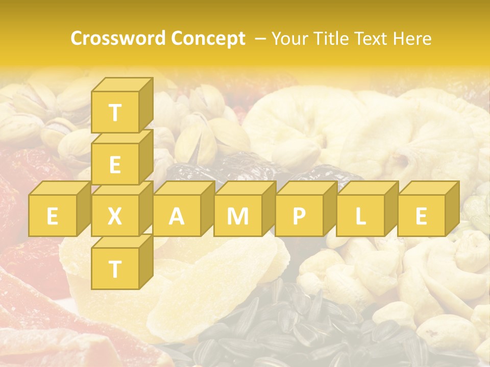 Fruits And Nuts PowerPoint Template