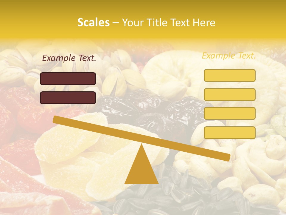 Fruits And Nuts PowerPoint Template