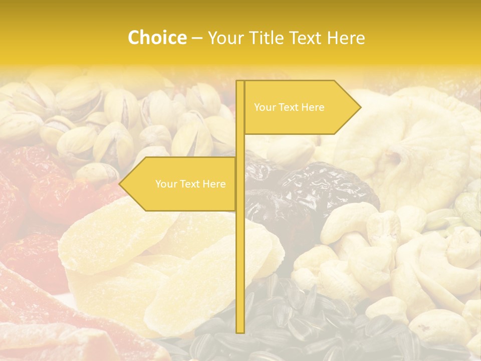 Fruits And Nuts PowerPoint Template