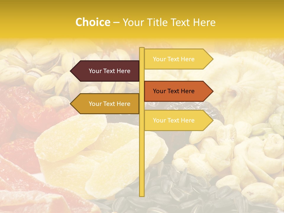 Fruits And Nuts PowerPoint Template
