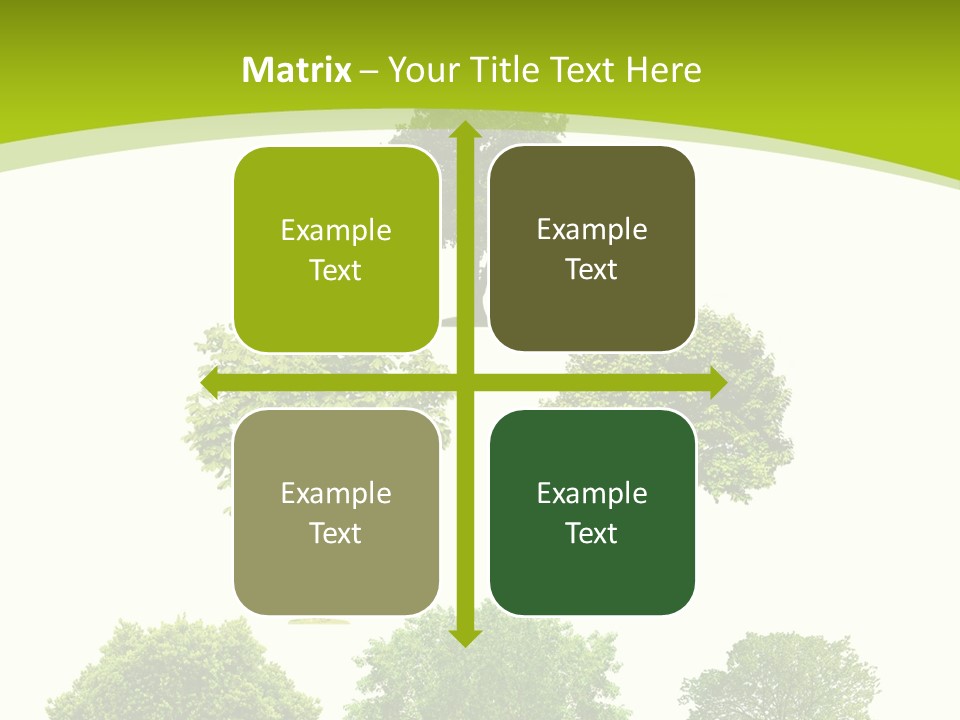 Trees Stock PowerPoint Template