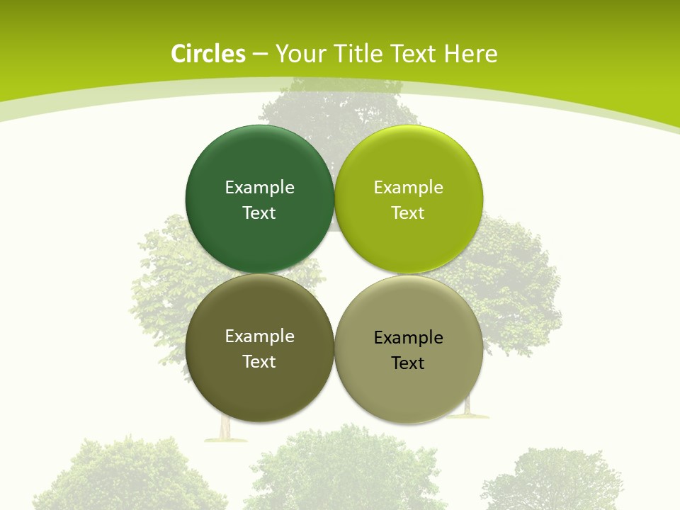 Trees Stock PowerPoint Template