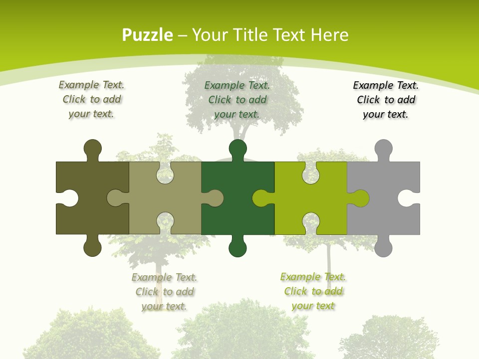 Trees Stock PowerPoint Template